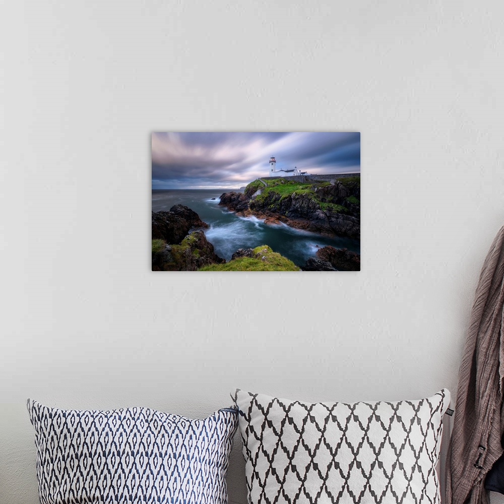 A bohemian room featuring Fanad Head Lighthouse