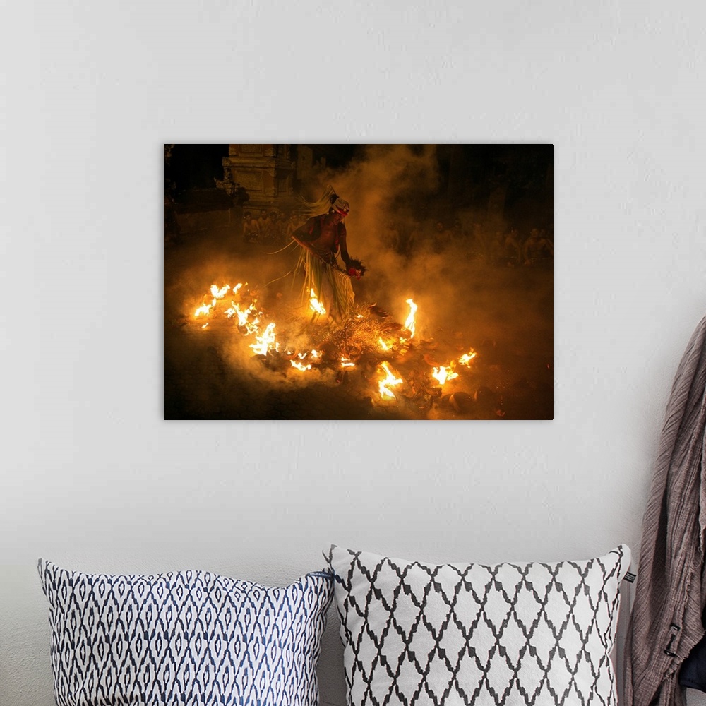 A bohemian room featuring Fire Dancer