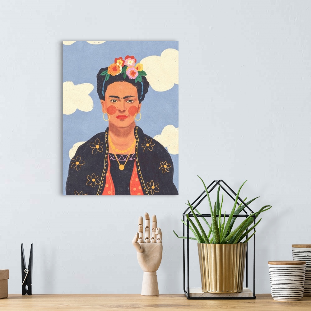 A bohemian room featuring Frida 2