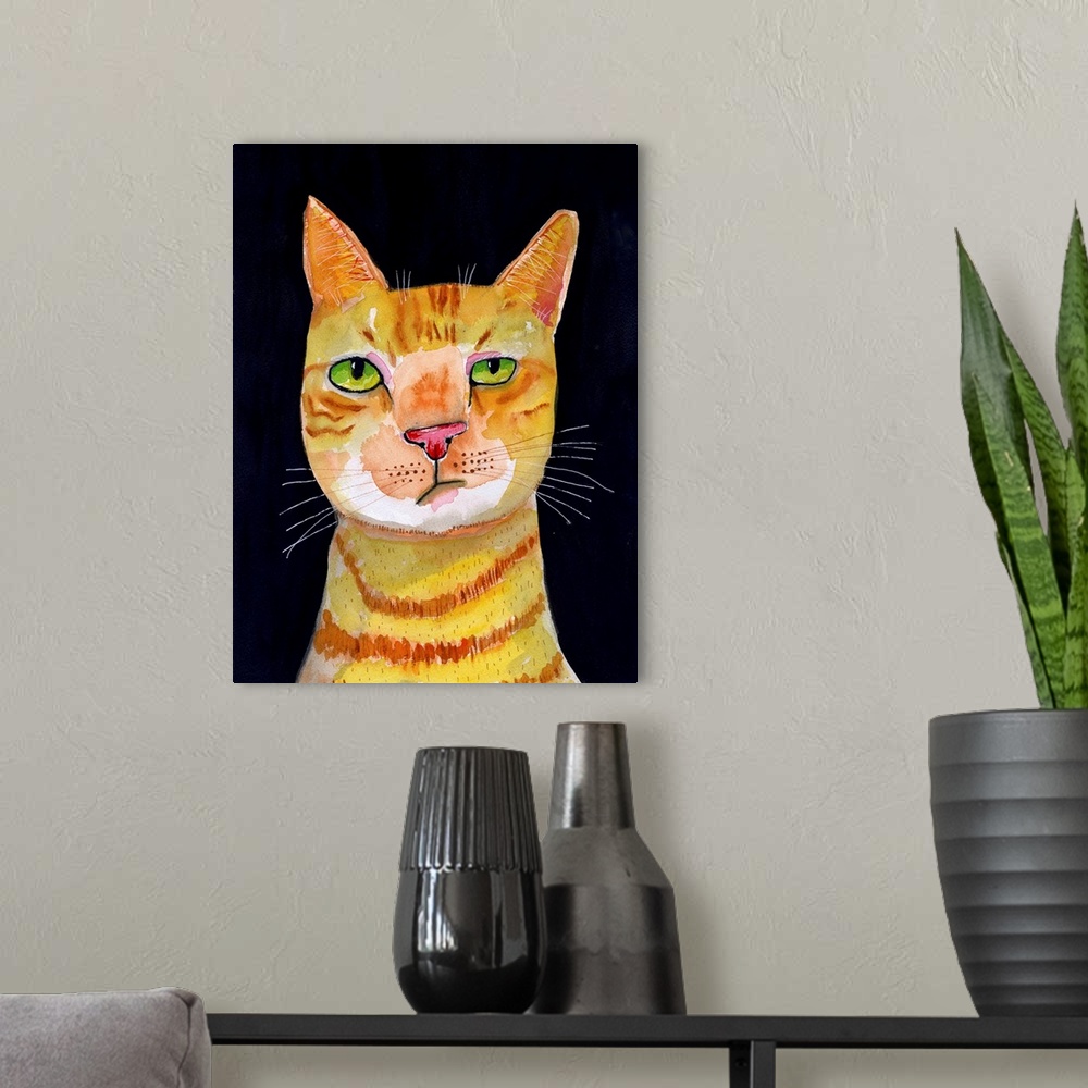 A modern room featuring Ginger Cat