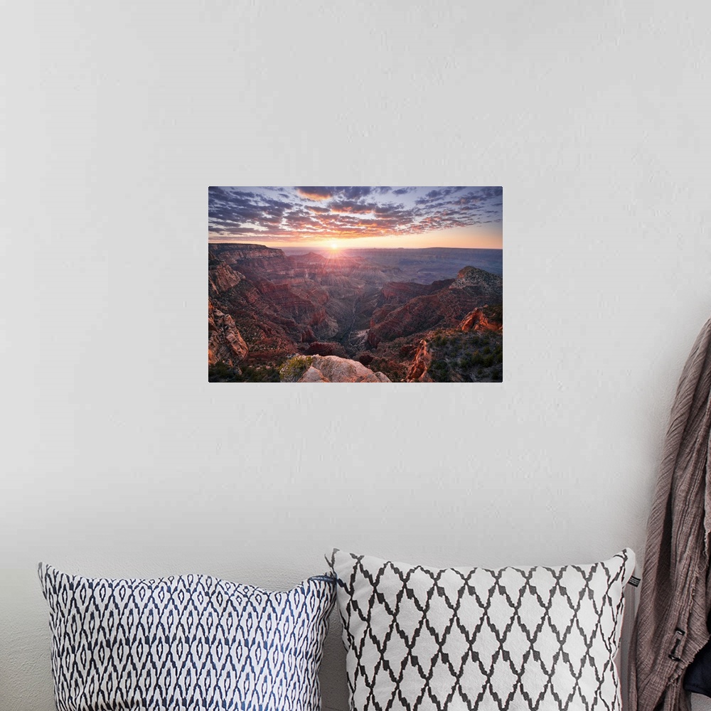 A bohemian room featuring Grand Canyon View