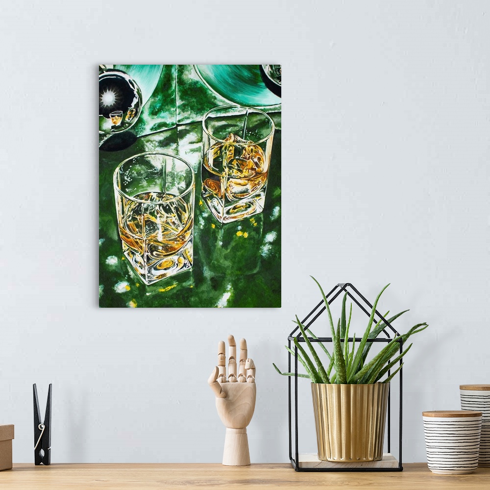 A bohemian room featuring Green Scotch