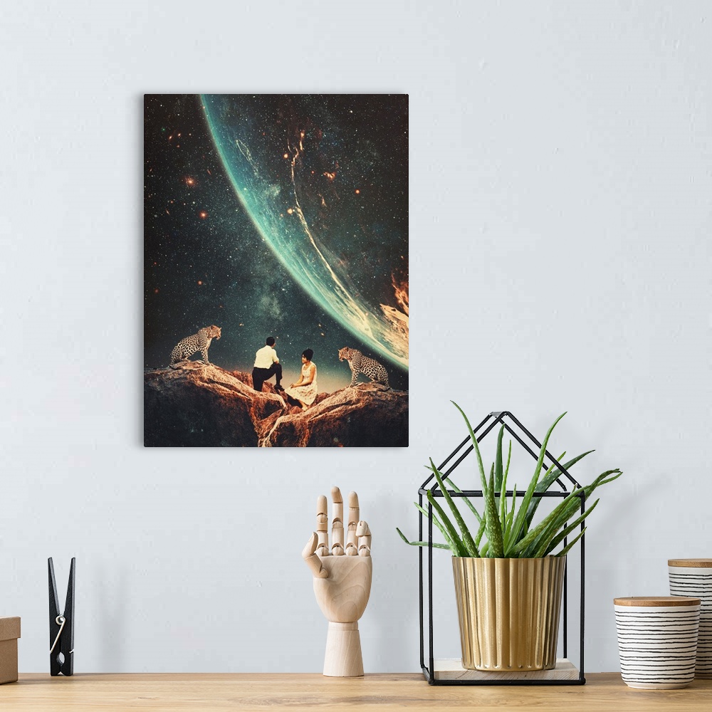 A bohemian room featuring Guardians Of Our Future