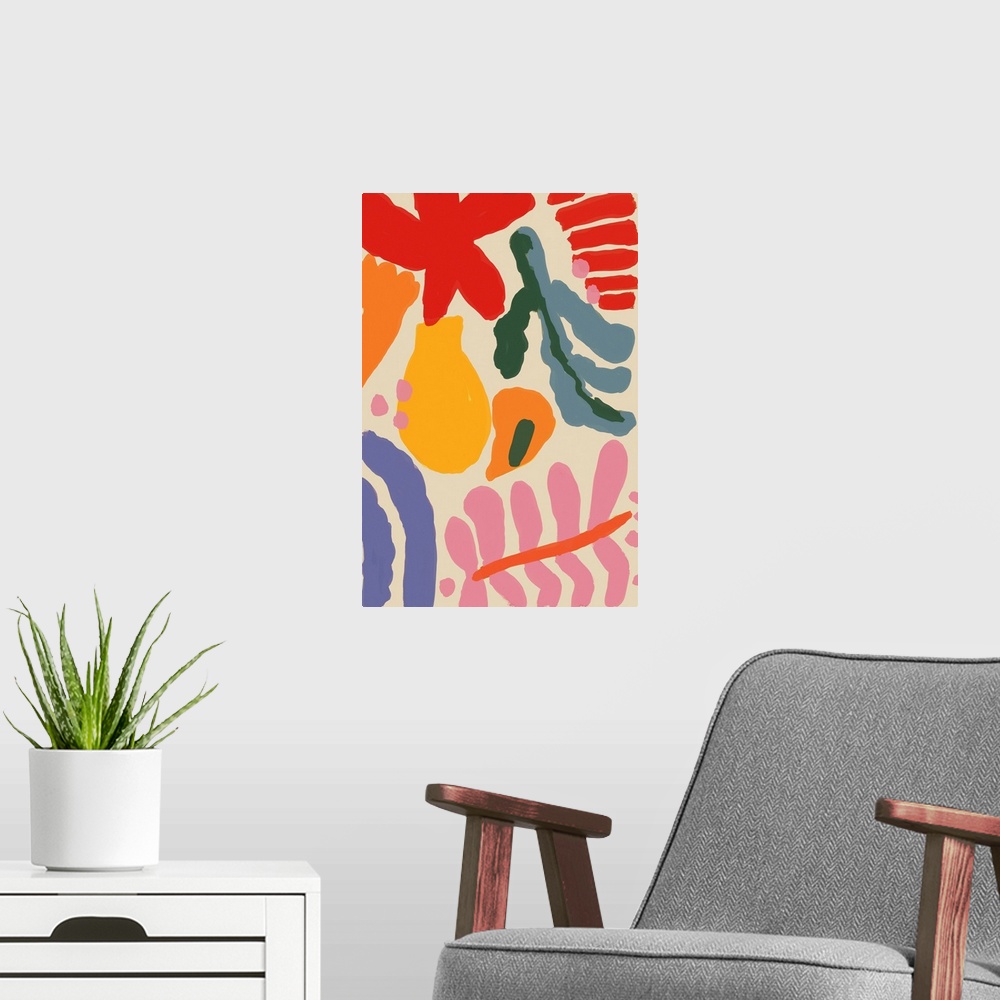 A modern room featuring Happy Summer No. 1