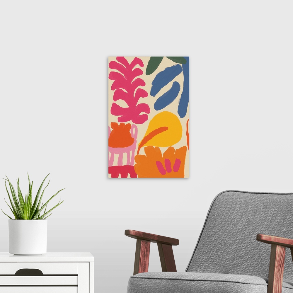 A modern room featuring Happy Summer No. 3