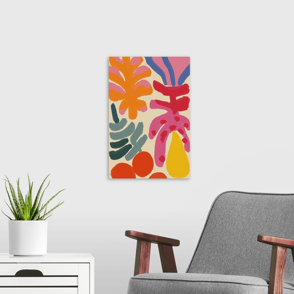 A modern room featuring Happy Summer No. 5