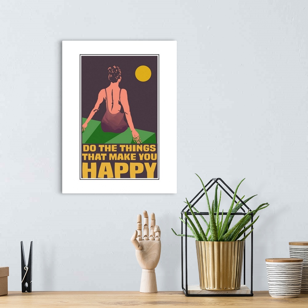 A bohemian room featuring Happy Things
