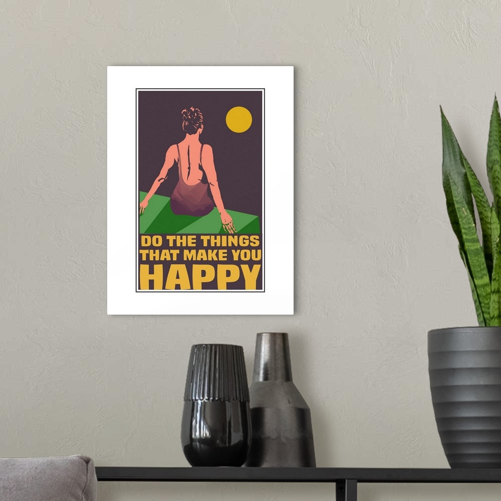 A modern room featuring Happy Things