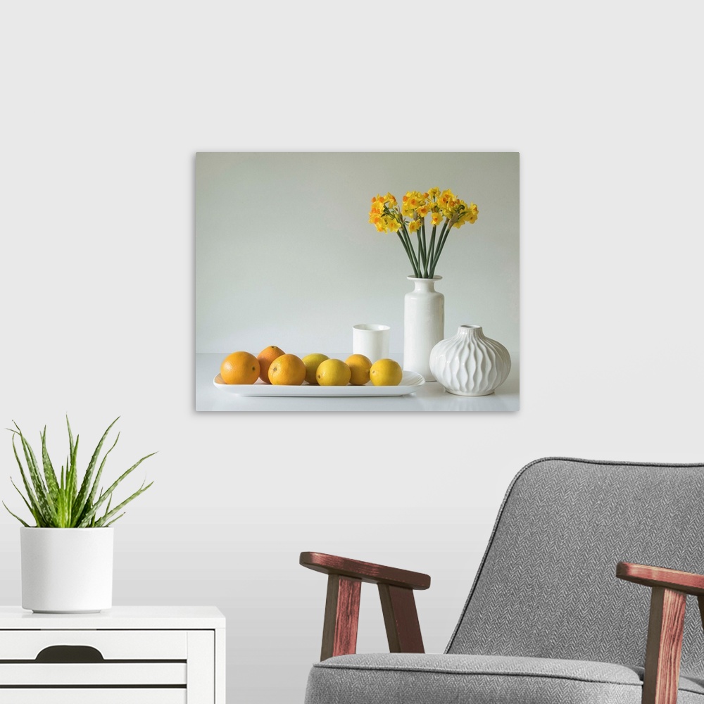 A modern room featuring Jonquils and Citrus