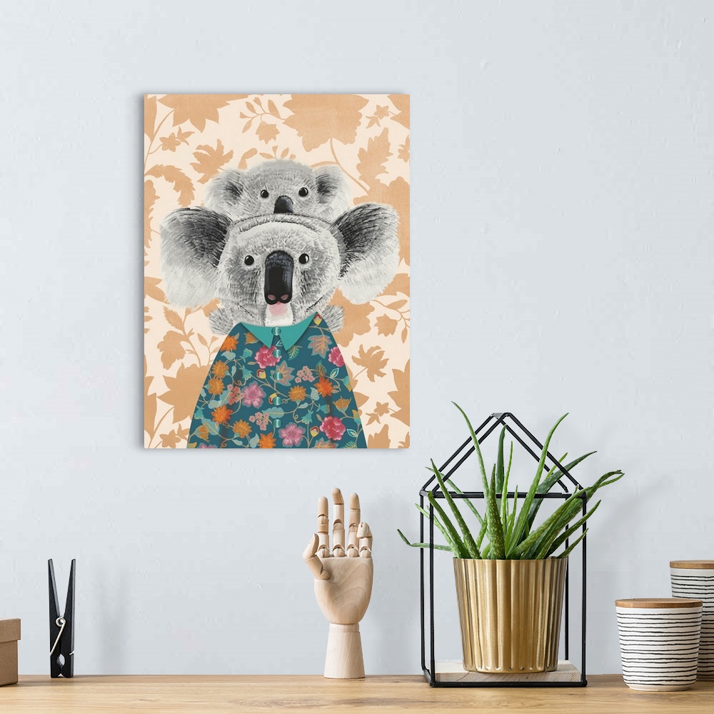 A bohemian room featuring Koala