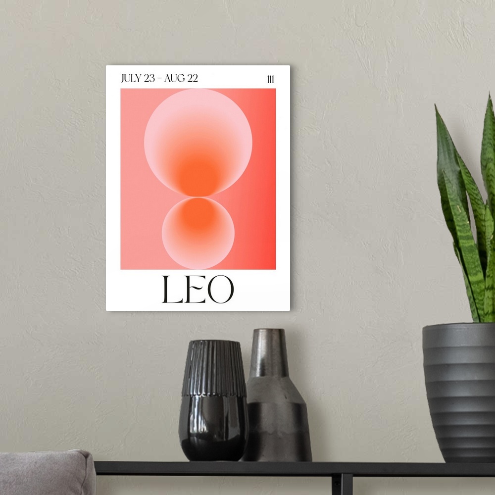 A modern room featuring Leo