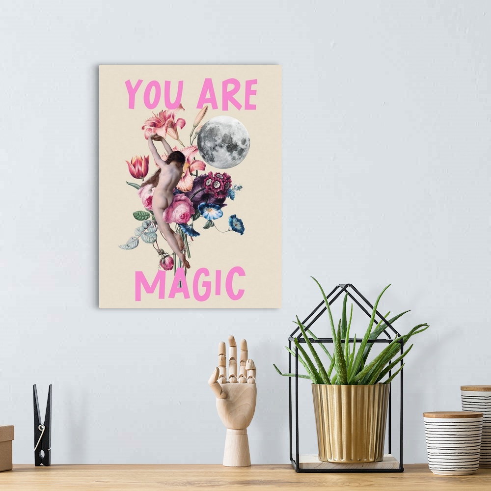 A bohemian room featuring Magic Collage