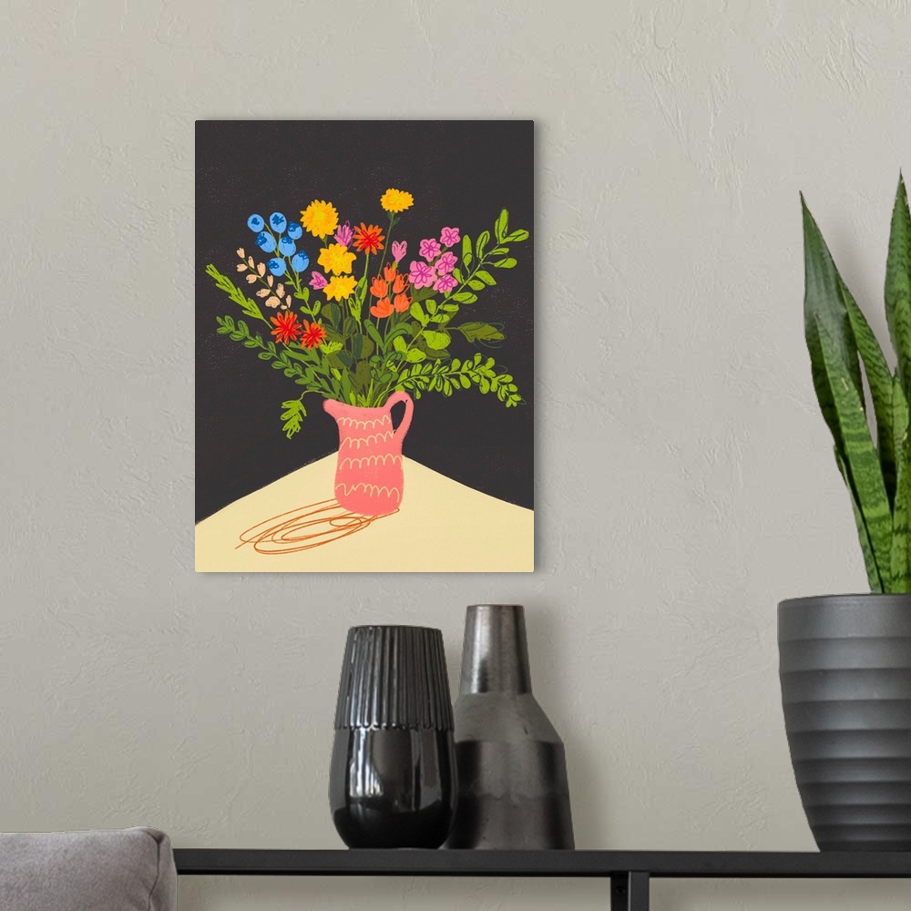 A modern room featuring Meadow In A Vase