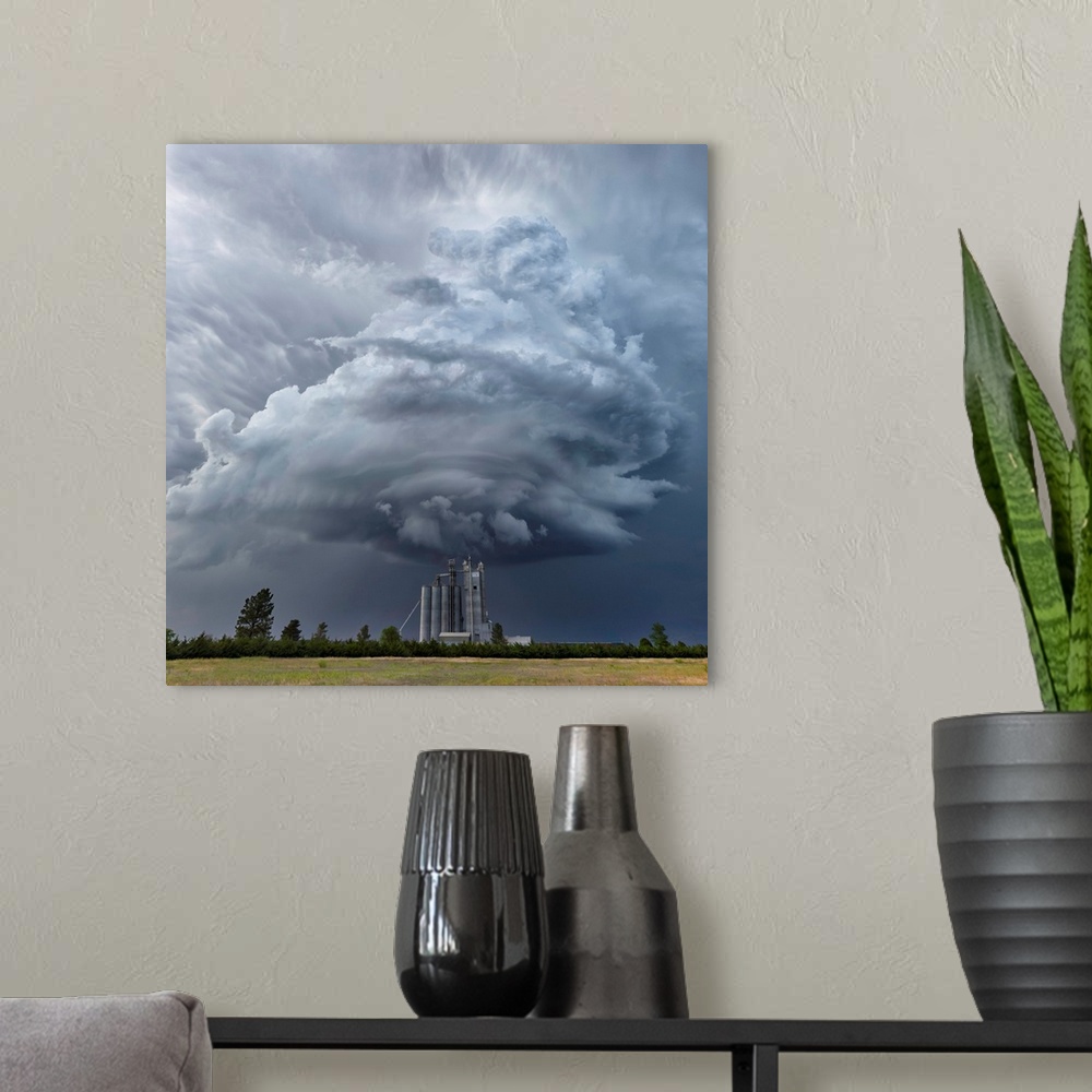 A modern room featuring Mesocyclone