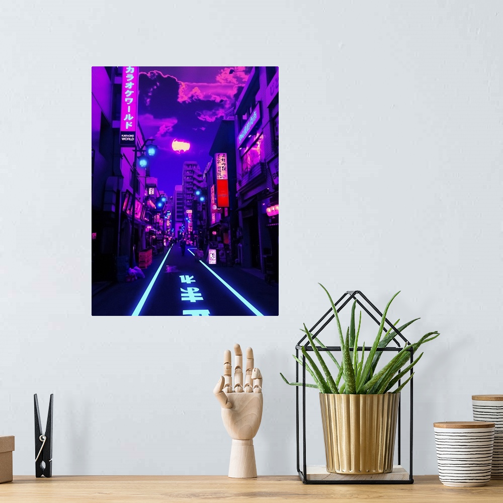 A bohemian room featuring Neon Planet