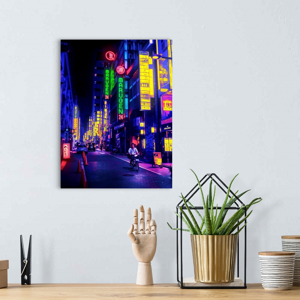 A bohemian room featuring Neon Street