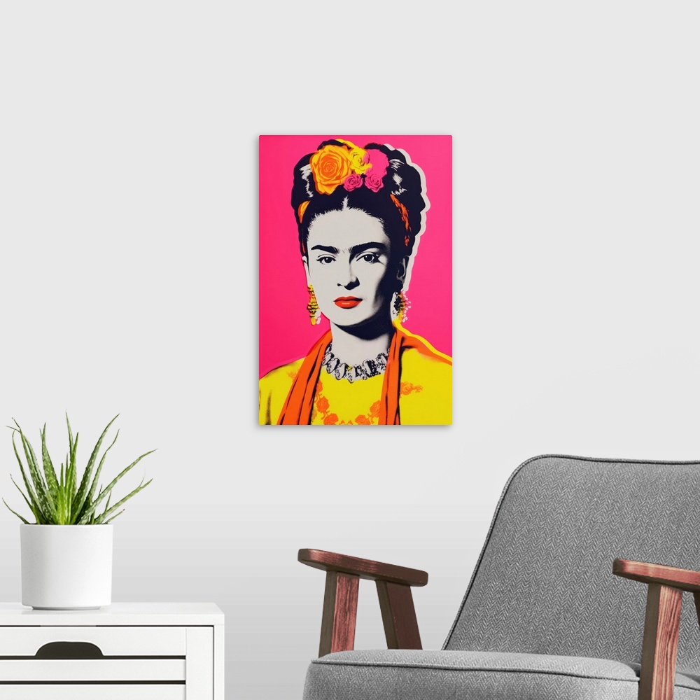 A modern room featuring Oh Frida No. 3
