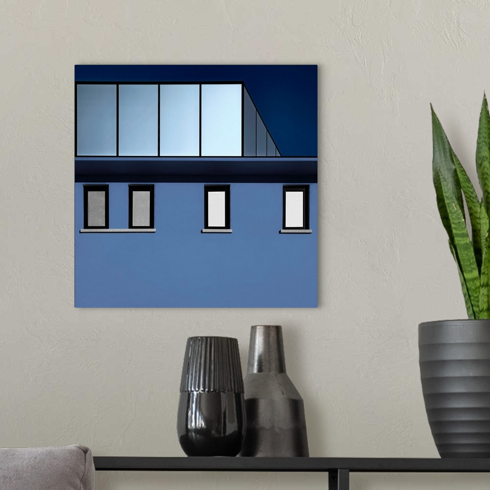 A modern room featuring Out Of The Blue