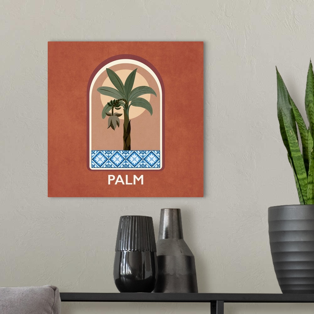 A modern room featuring Palm