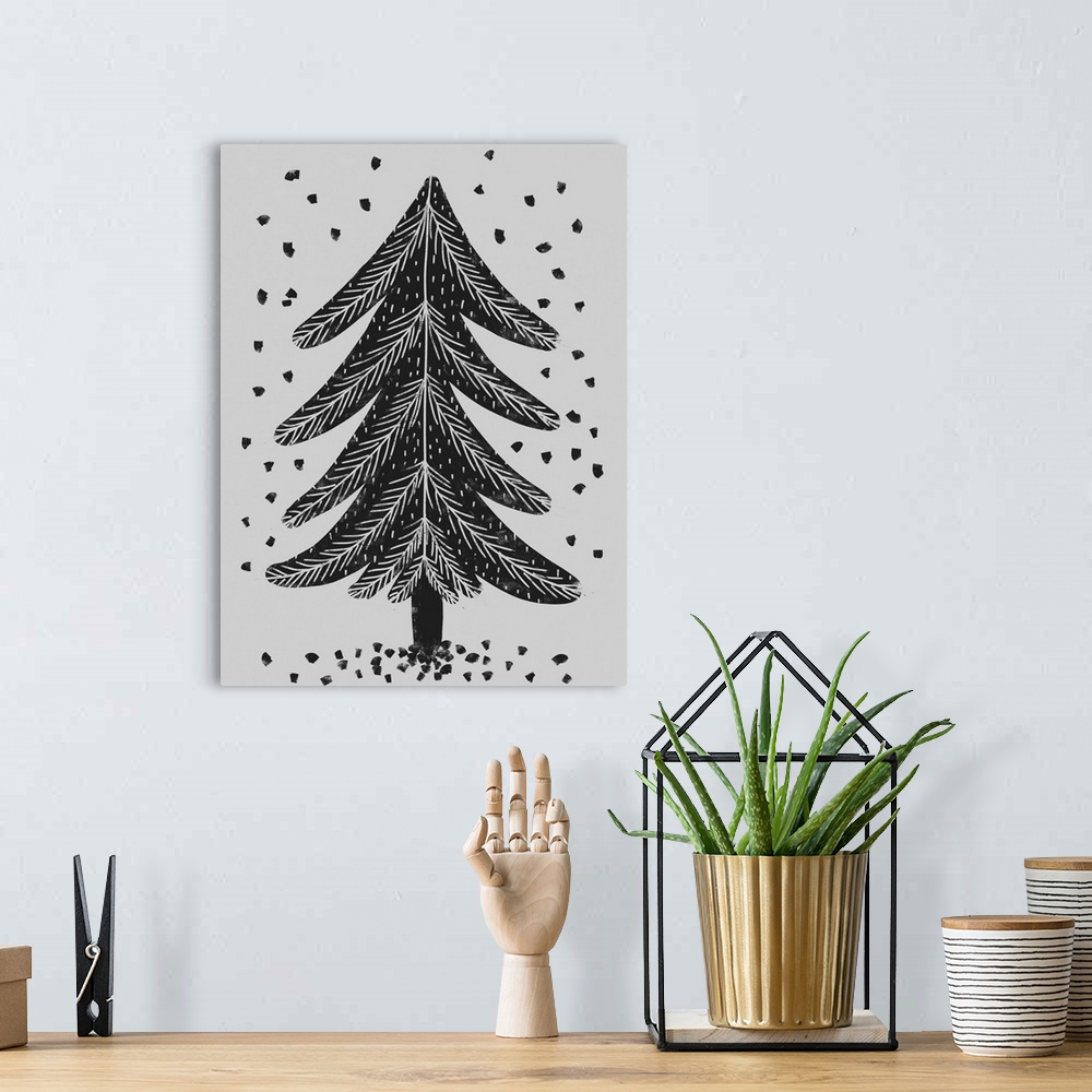 A bohemian room featuring Pine Tree