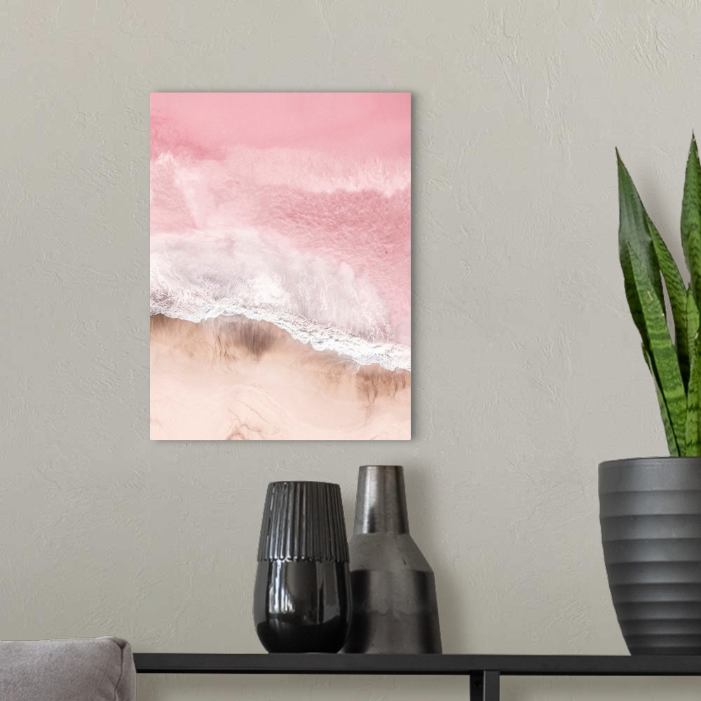 A modern room featuring Pink Sea