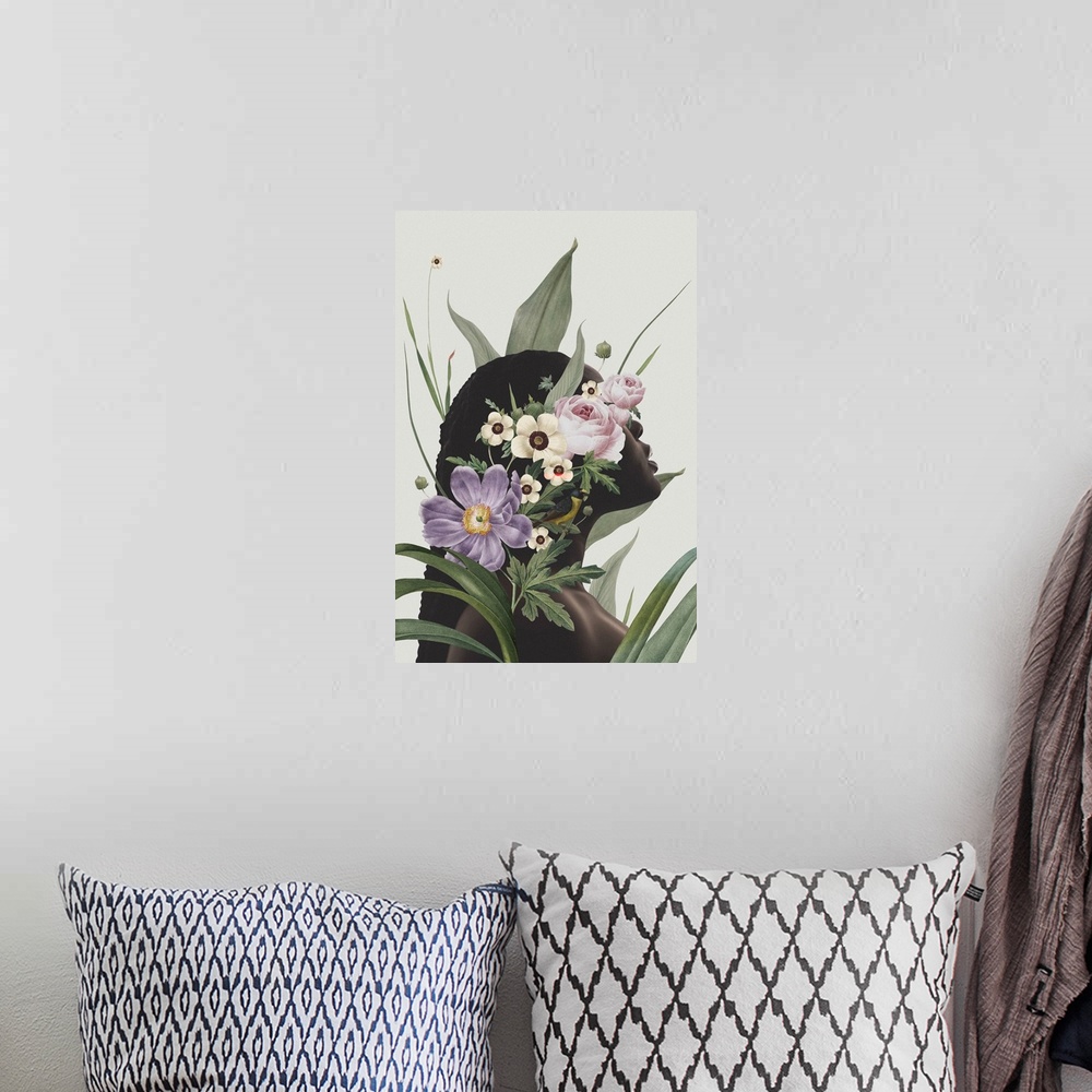 A bohemian room featuring Purple Flower