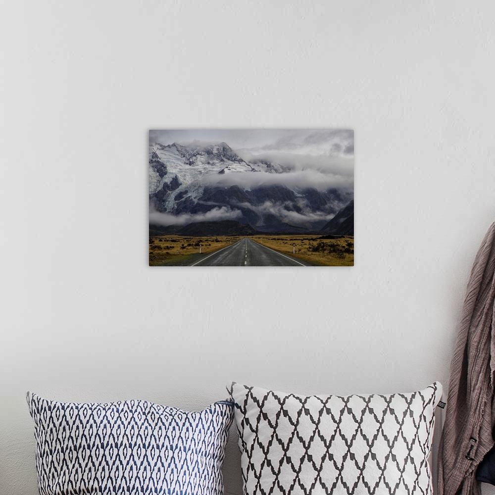 A bohemian room featuring Road To Mt. Cook