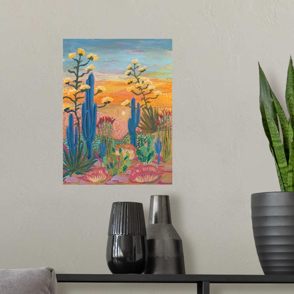 A modern room featuring Saguaro Summer