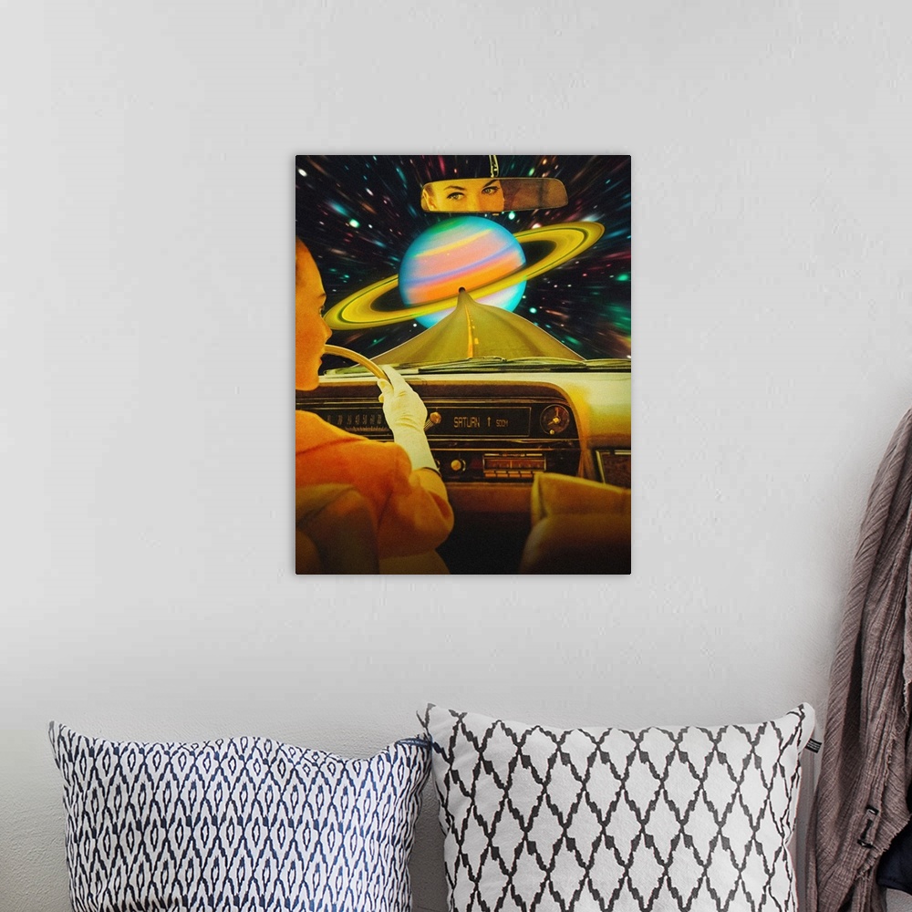 A bohemian room featuring Saturn Commute