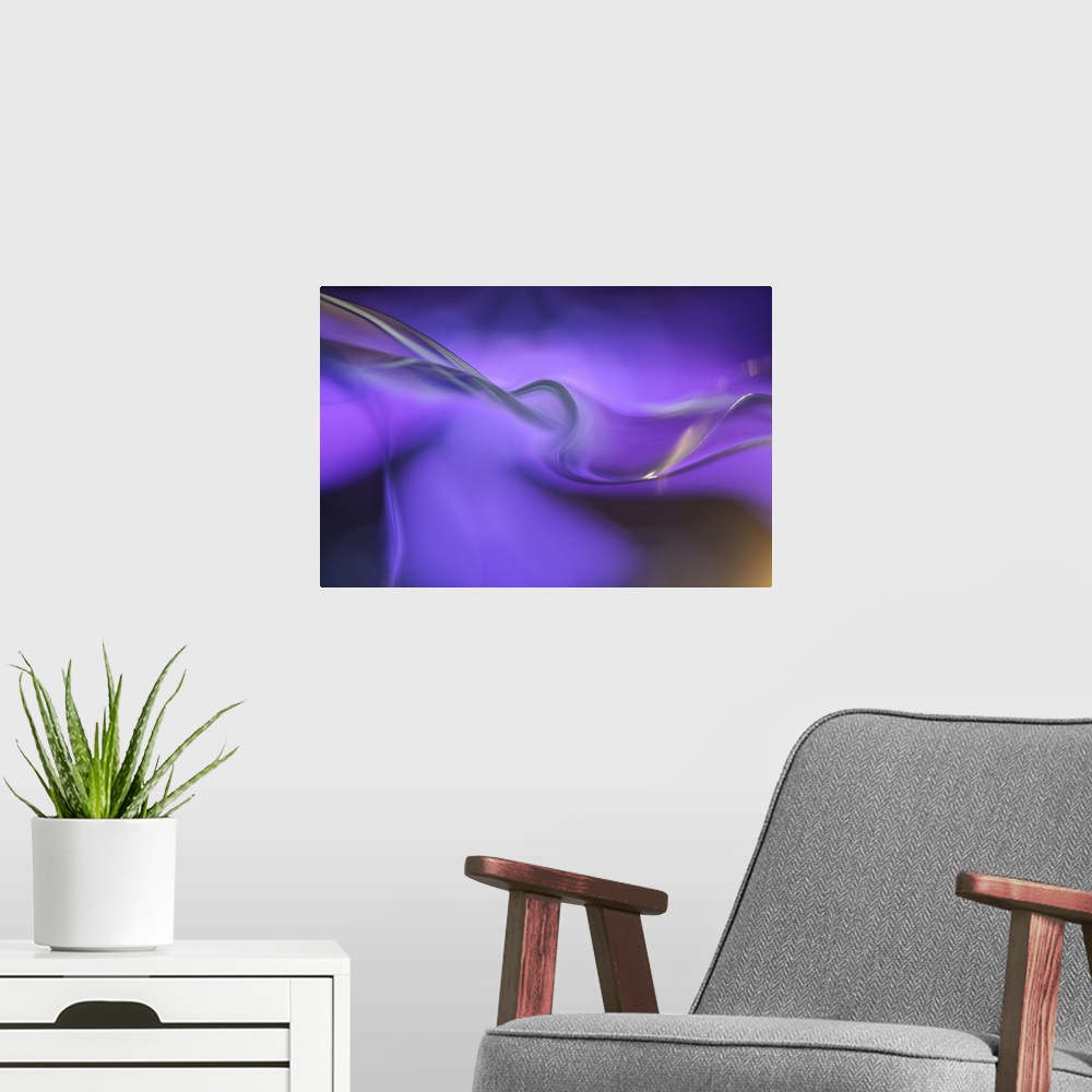A modern room featuring Shapes Of Purple