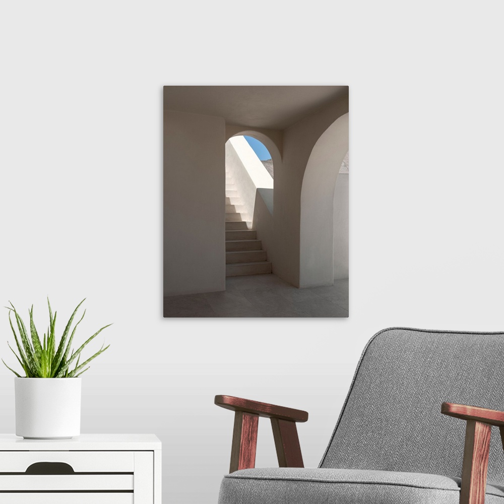 A modern room featuring Stairway to Ocean Views