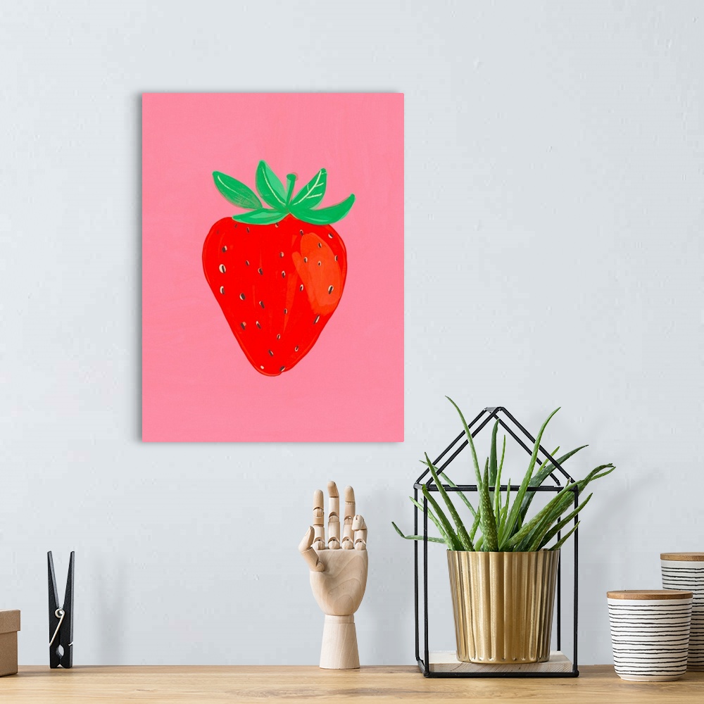 A bohemian room featuring Strawberry