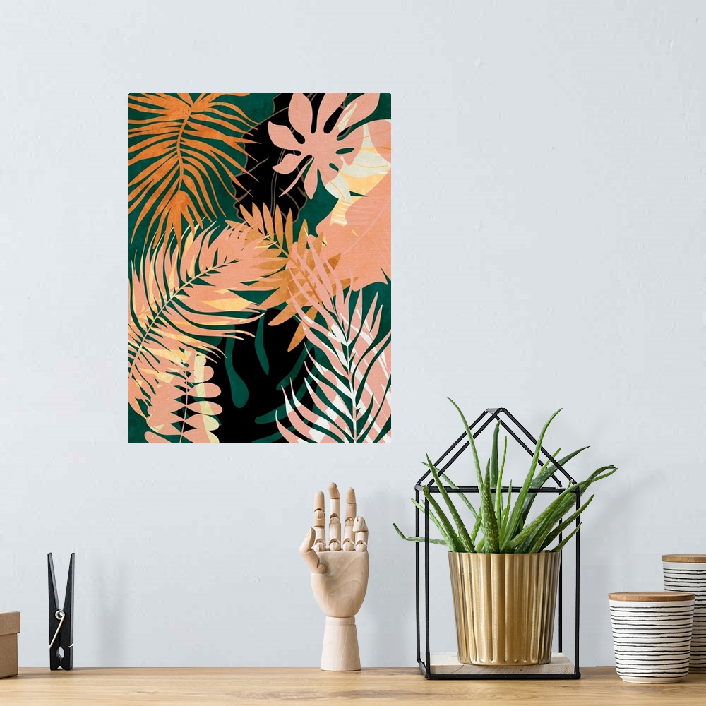 A bohemian room featuring Summerly Leaves