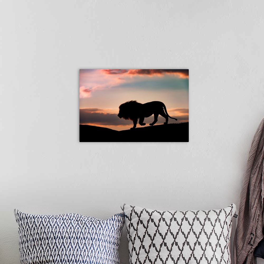 A bohemian room featuring Sunset In The Serengeti