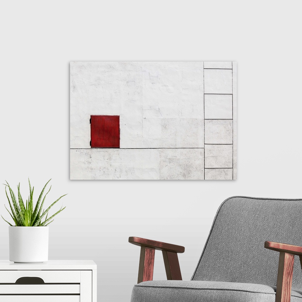 A modern room featuring Suprematism is all Around