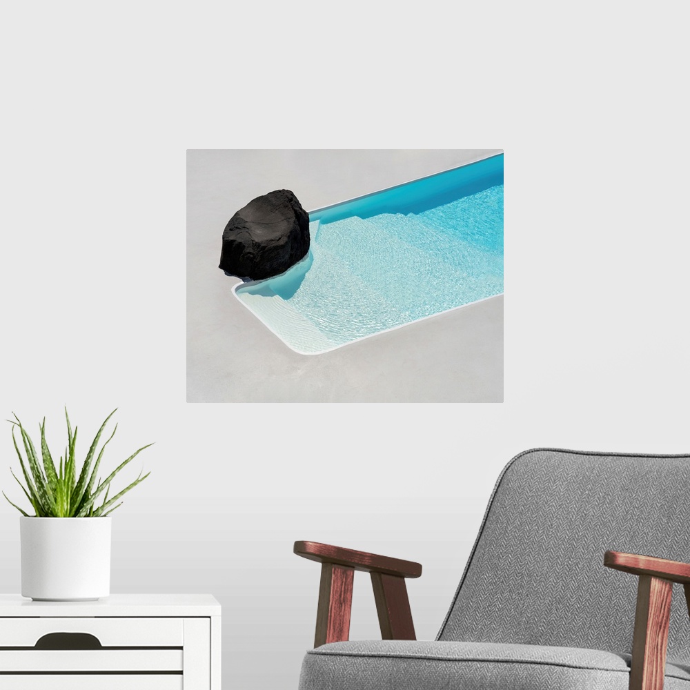 A modern room featuring The Pool