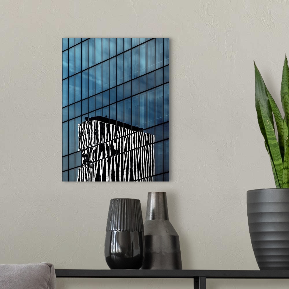 A modern room featuring The Zebra Neighbor