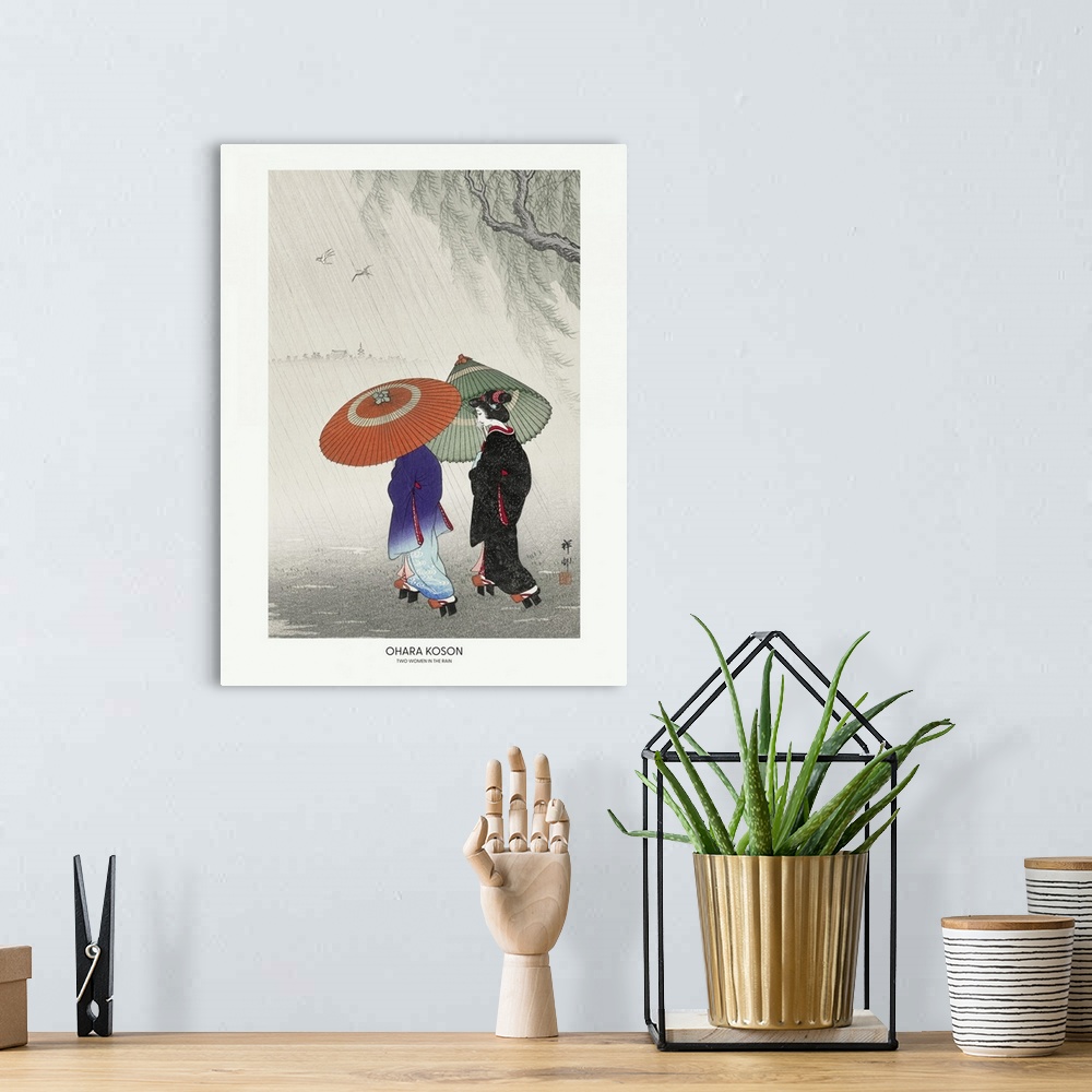 A bohemian room featuring Two Women In The Rain