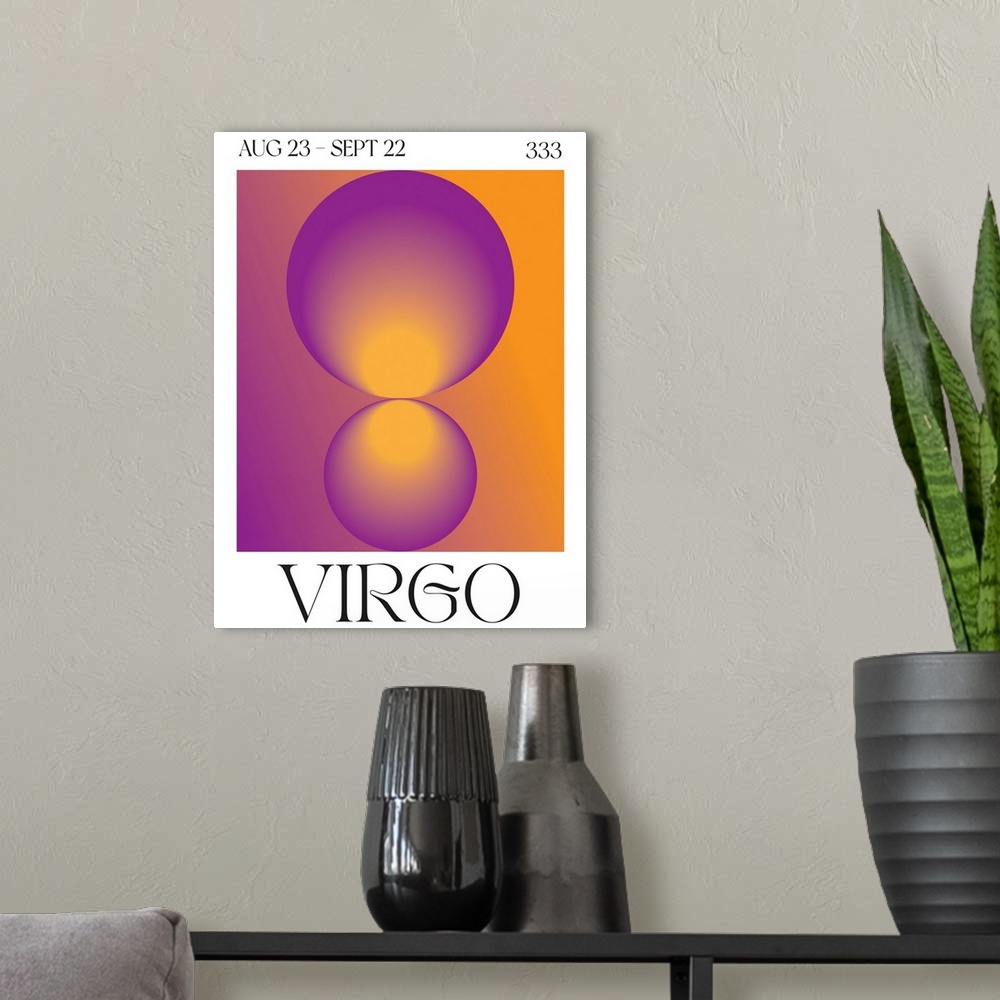 A modern room featuring Virgo
