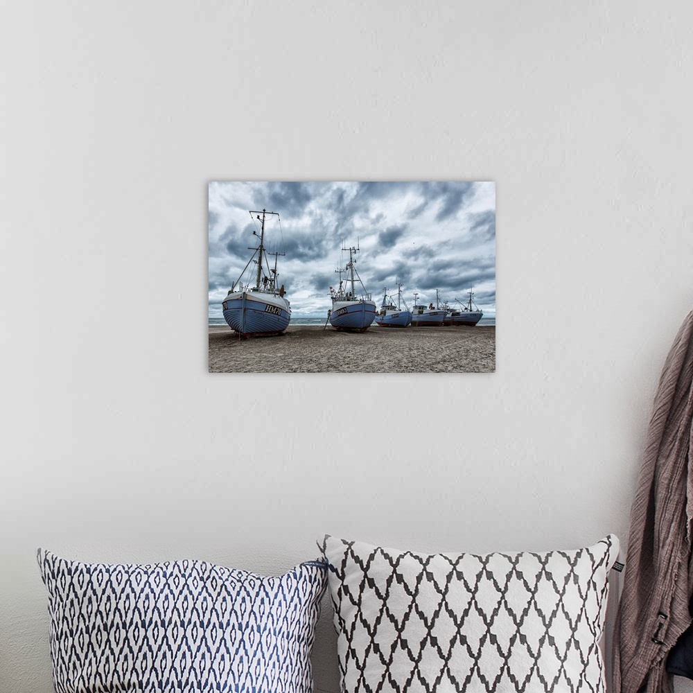 A bohemian room featuring West Coast Fishing Boats