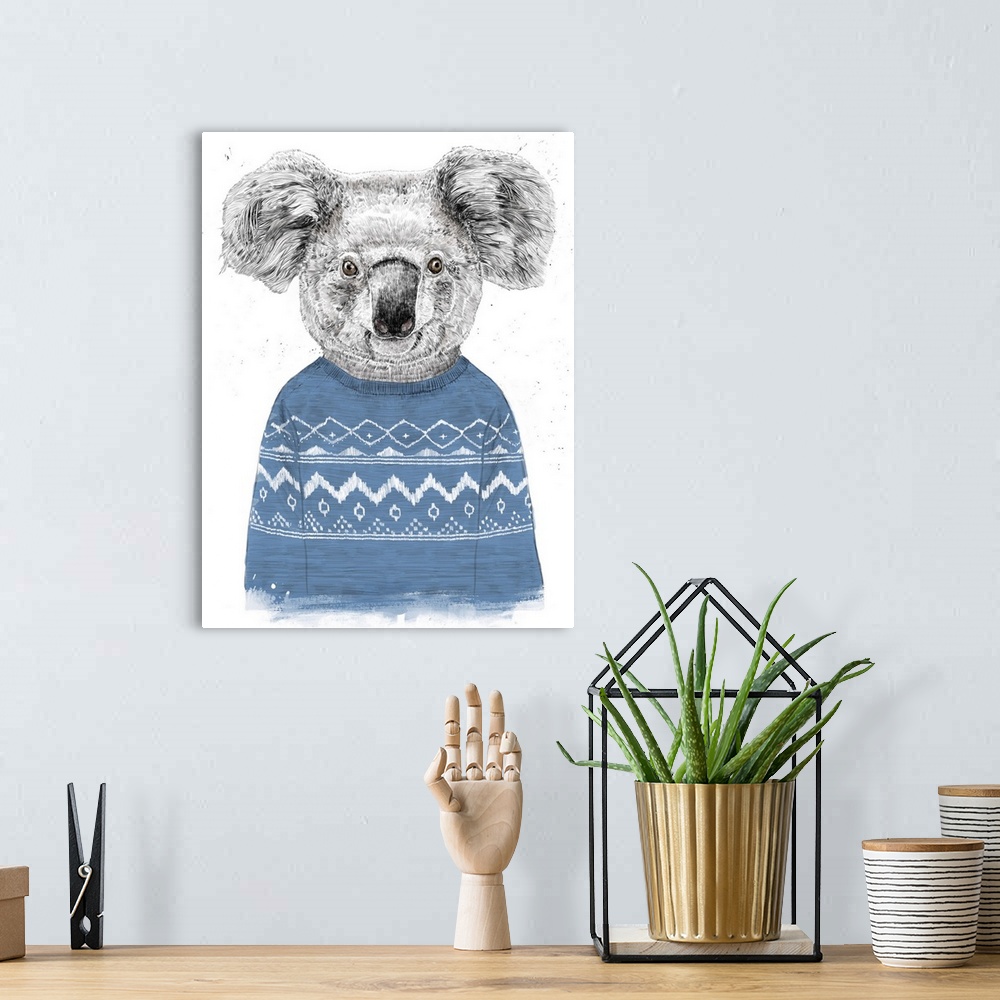 A bohemian room featuring Winter Koala