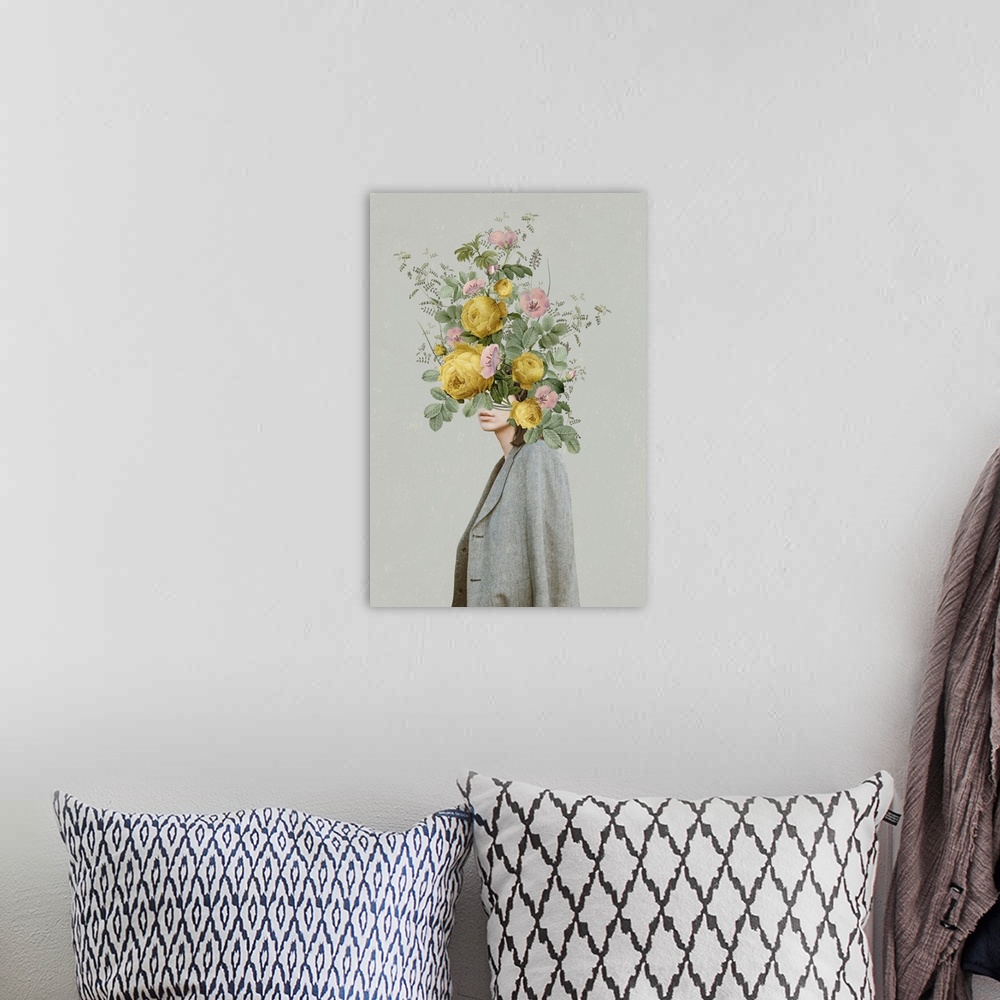 A bohemian room featuring Yellow Bouquet