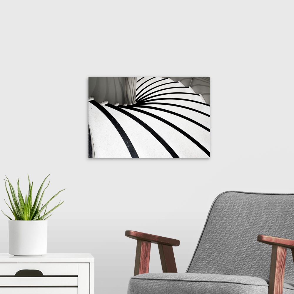 A modern room featuring Zebra Steps
