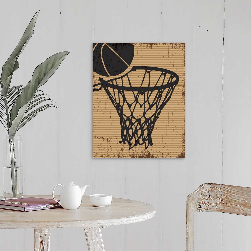 A farmhouse room featuring Basketball Equipment