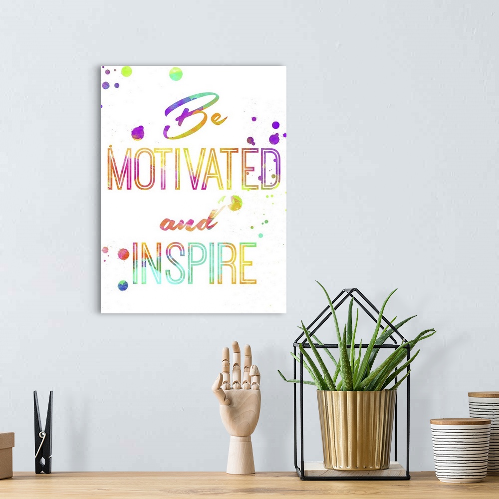 A bohemian room featuring Be Motivated