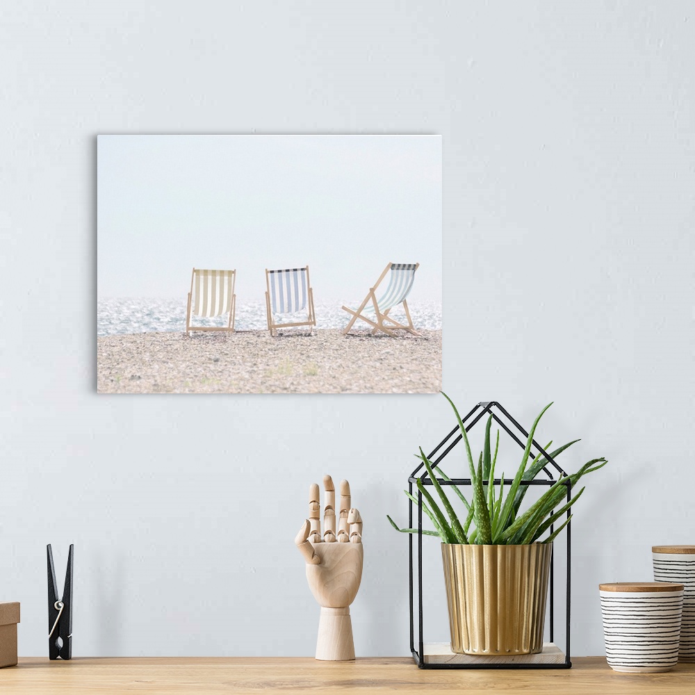 A bohemian room featuring Beach Chairs