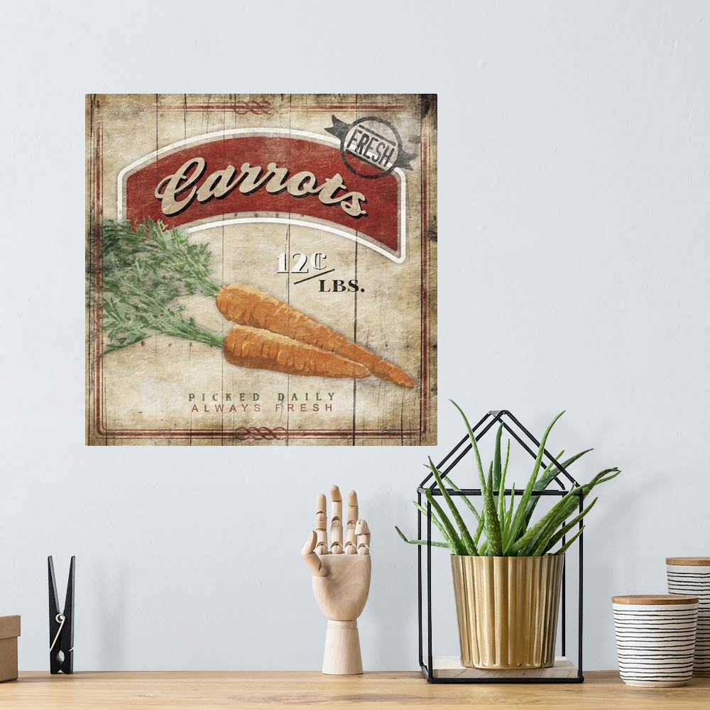 A bohemian room featuring Carrots