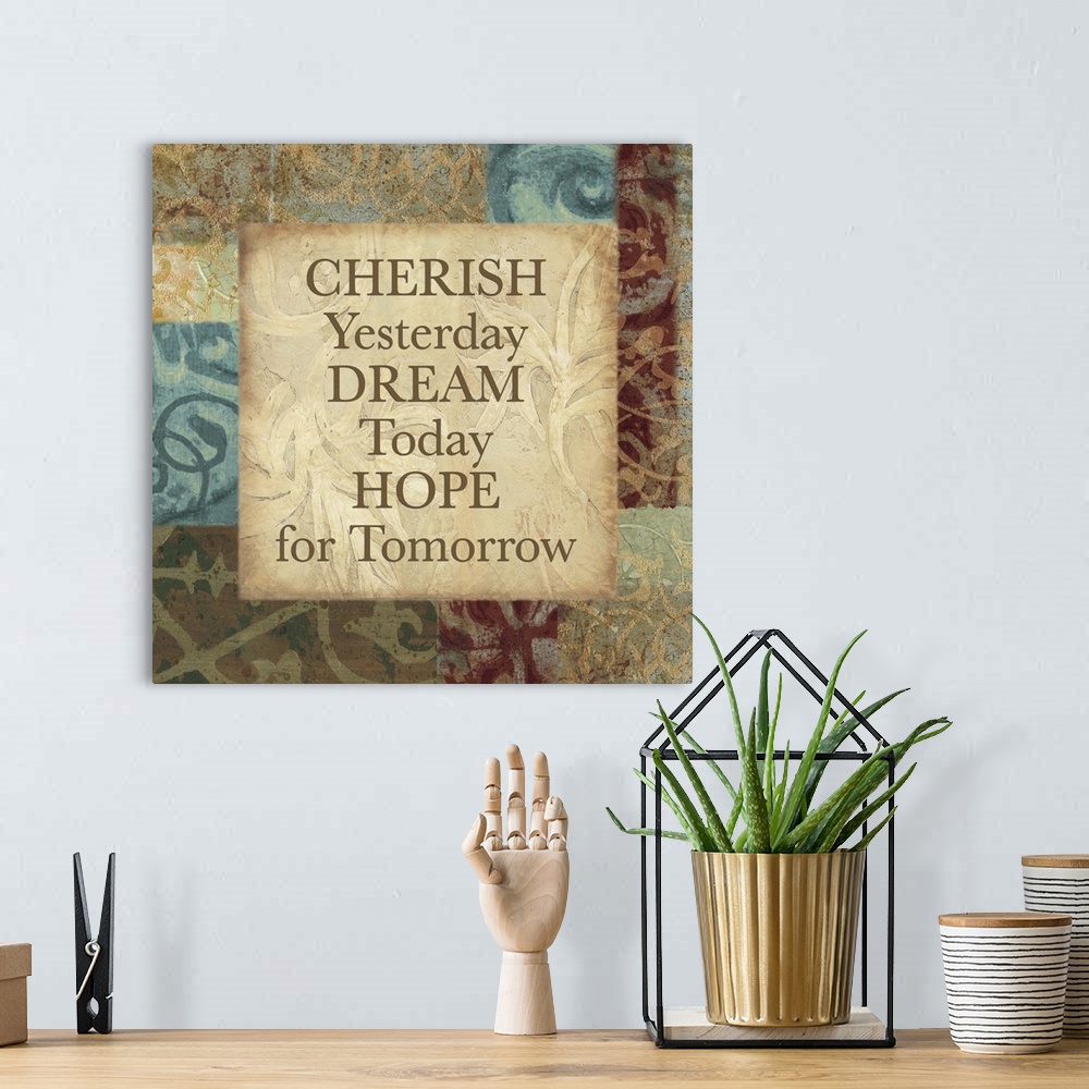 A bohemian room featuring Cherish, Dream and Hope