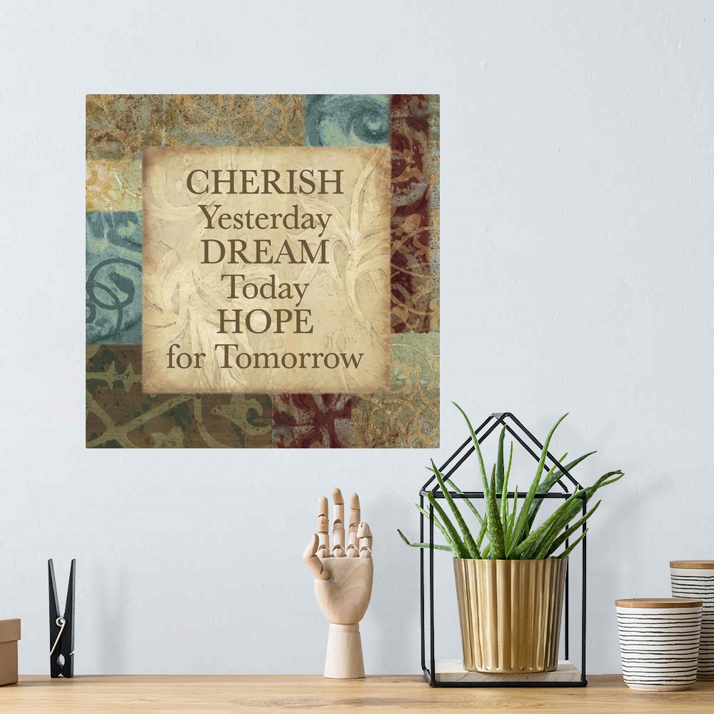 A bohemian room featuring Cherish, Dream and Hope