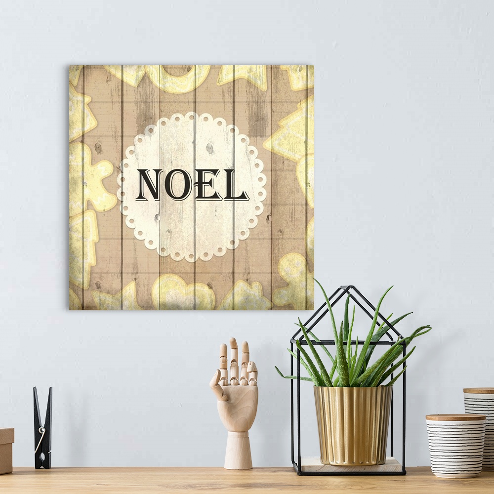 A bohemian room featuring Christmas Noel